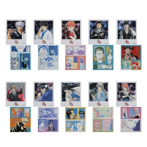 [23년 11월 발매] 은혼 포토 카드 &amp; 스티커 컬렉션 3탄 랜덤 단품 (은혼 만화 애니 공식 굿즈)