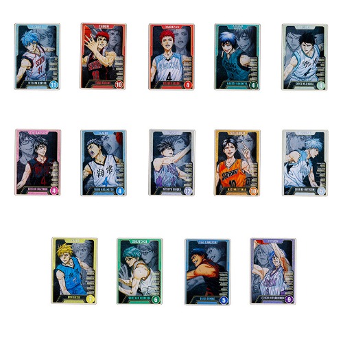 [23년 11월 발매] 쿠로코의 농구 스테이터스 카드 컬렉션 랜덤 단품 (쿠농 아크릴 카드 만화 애니 공식 굿즈)