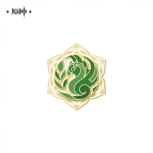 [입고 완료] 원신 수메르 아카데미아 시리즈 공식 정품 메탈 뱃지 - 생론파 (원신 공식 굿즈)