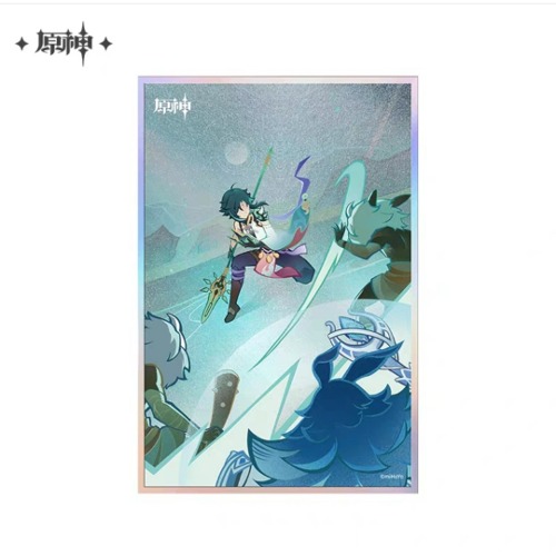 [24년 04월 발매] 원신 공식 일곱 성인의 소환 시리즈 색지 스탠드 - 호법의 맹세 / 소
