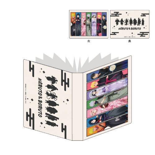 [24년 07월 발매] 나루토 &amp; 보루토 A3 프리미엄 엽서 홀더 일본 전통 악기 Ver. (나루토 보루토 애니 공식 굿즈) ~24/06/03