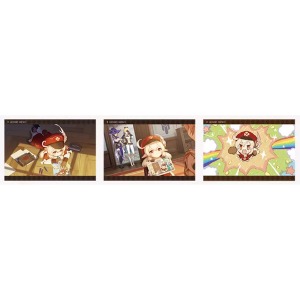 [23년 12월 발매] 원신 캐릭터 PV 장면 공식 포토 카드 3종 세트 - 클레 (원신 프리뷰 공식 굿즈)
