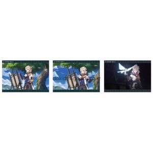 [23년 12월 발매] 원신 캐릭터 PV 장면 공식 포토 카드 3종 세트 - 알베도 (원신 프리뷰 공식 굿즈)