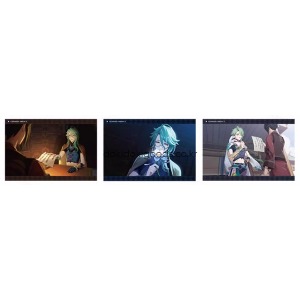 [23년 12월 발매] 원신 캐릭터 PV 장면 공식 포토 카드 3종 세트 - 백출 (원신 프리뷰 공식 굿즈)