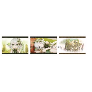 [23년 12월 발매] 원신 캐릭터 PV 장면 공식 포토 카드 3종 세트 - 나히다 (원신 프리뷰 공식 굿즈)